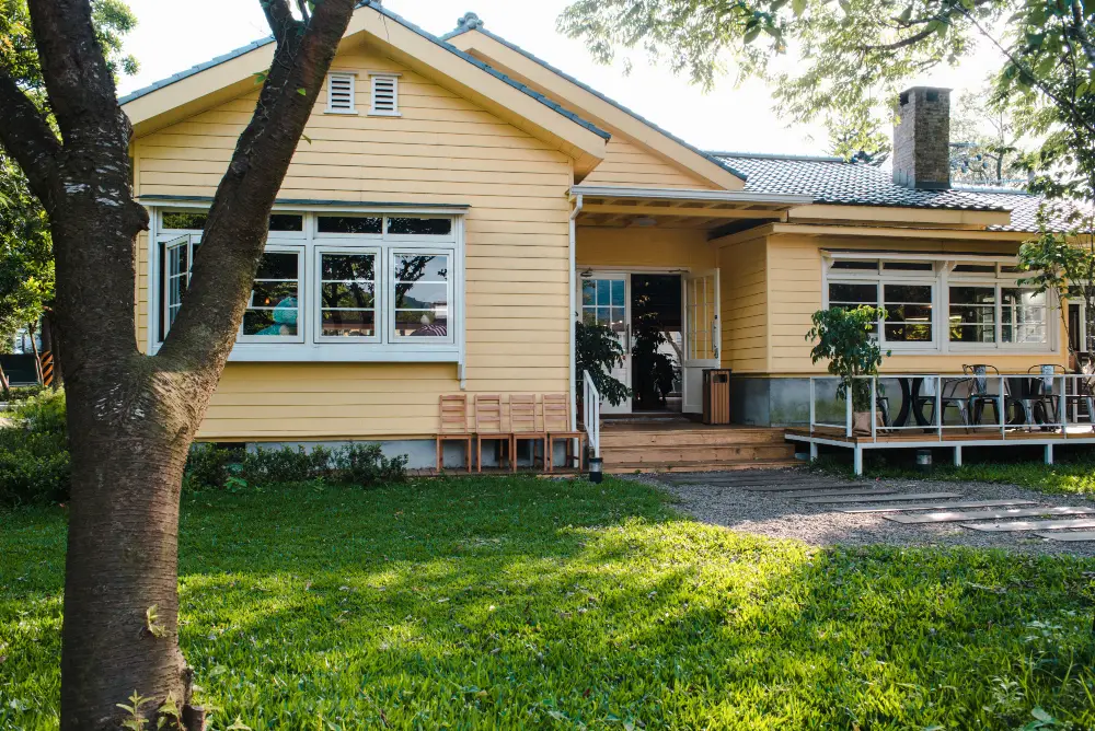 A single-story house with a yard, the kind we buy